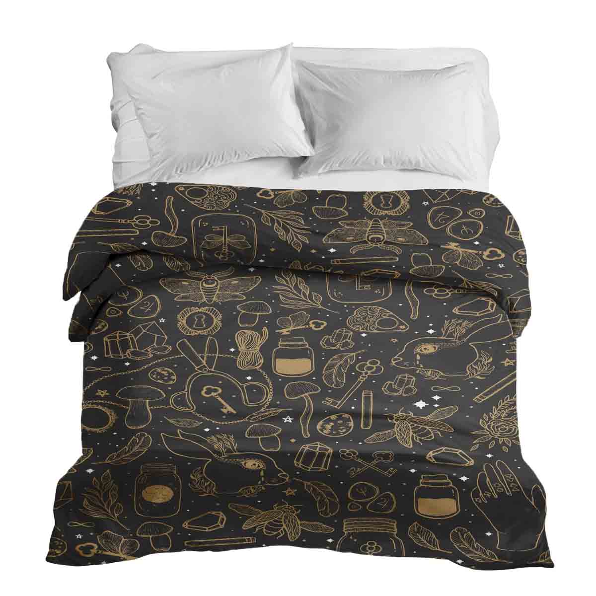 Manta terapéutica original - Funda de algodón negro mágico