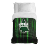 Manta terapéutica original - Funda de algodón verde Matrix II