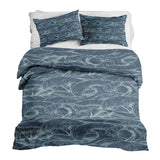 Set de ropa de cama con manta terapéutica Ondas en el mar