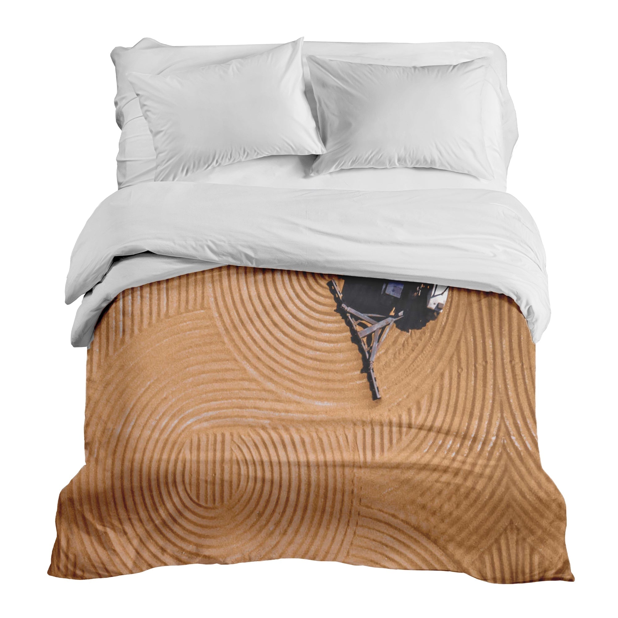 Manta terapéutica original - Funda de algodón círculos en el campo