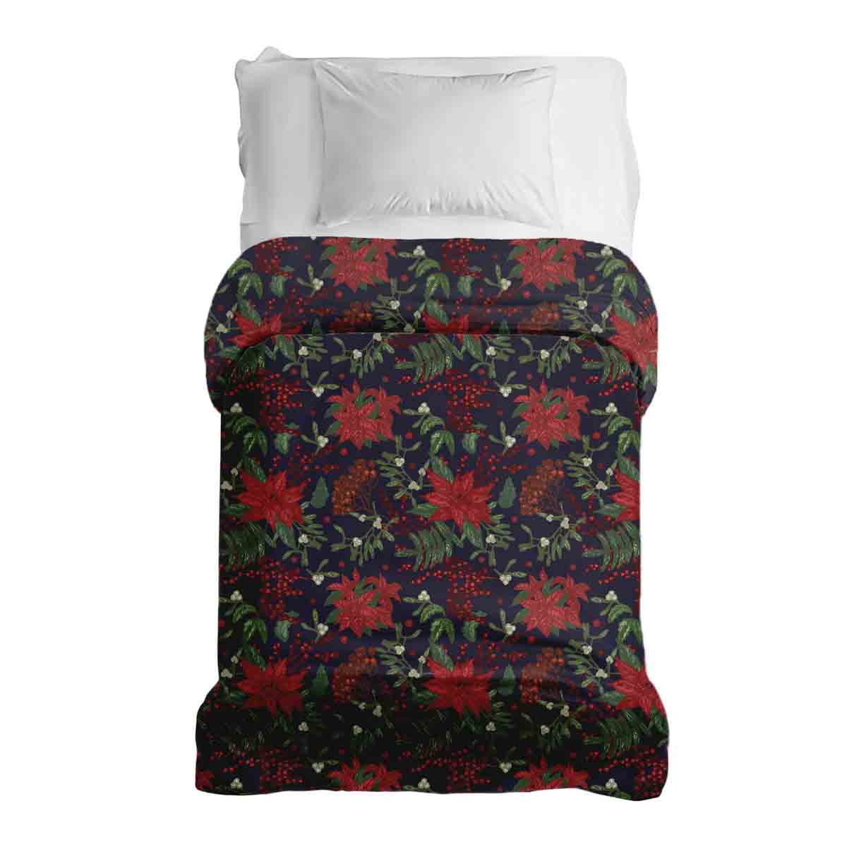 Manta terapéutica original - Funda de algodón con estrella de Navidad roja