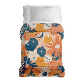 Manta terapéutica original - Funda de algodón con flores de gerbera