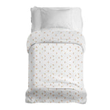 Manta terapéutica original - Funda de algodón blanca con pajitas
