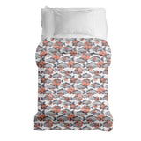 Manta terapéutica original - Funda de algodón peces grises