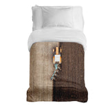 Manta terapéutica original - Funda de algodón marrón Ackerland
