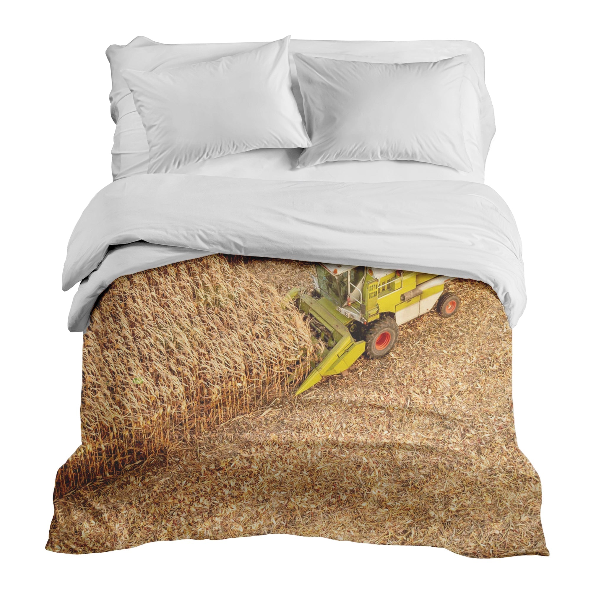 Manta terapéutica original - Funda de algodón Tractor en el campo