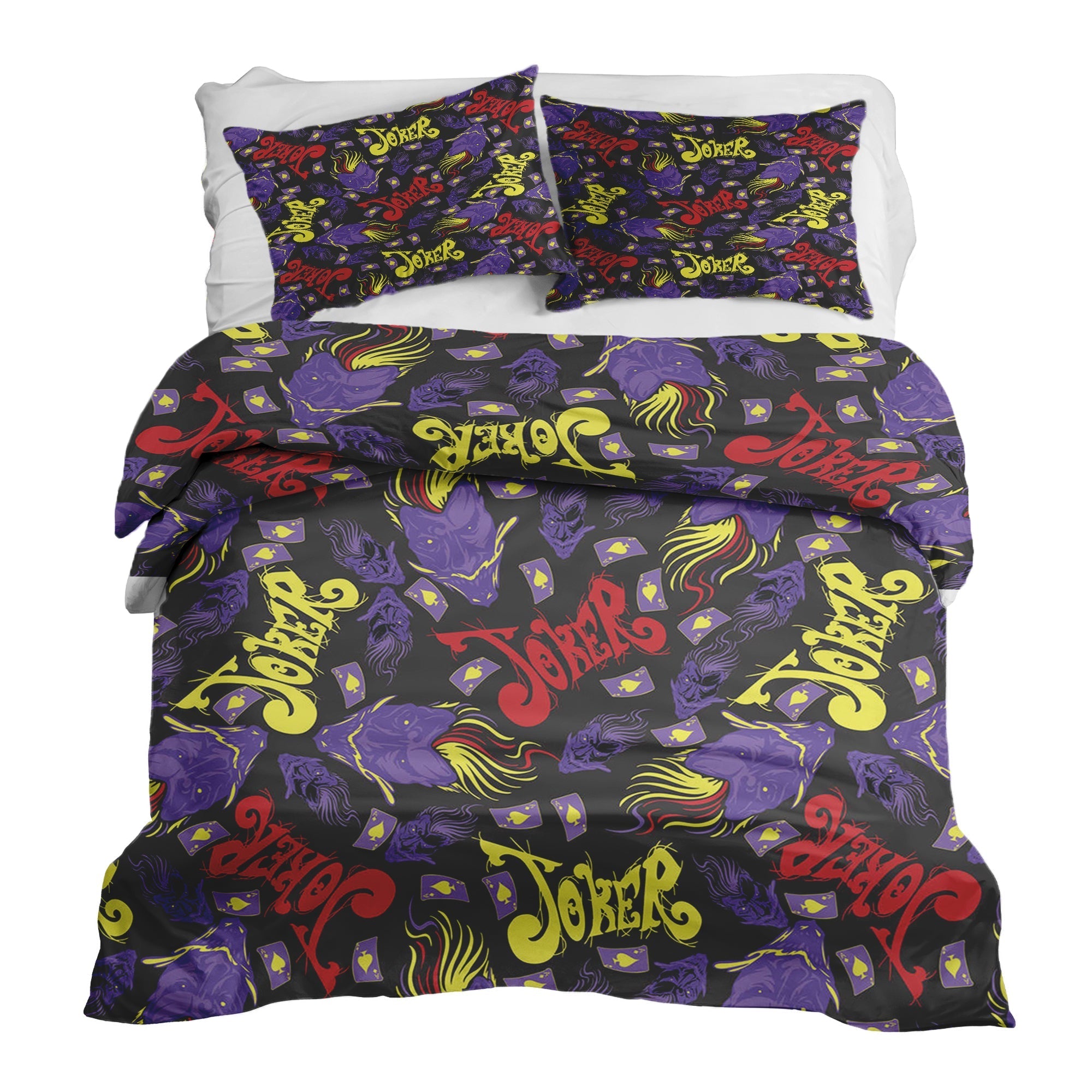 Juego de ropa de cama con manta terapéutica Joker