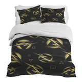 Set de ropa de cama con manta terapéutica rayo amarillo