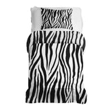 Set de ropa de cama con manta terapéutica estampado de cebra
