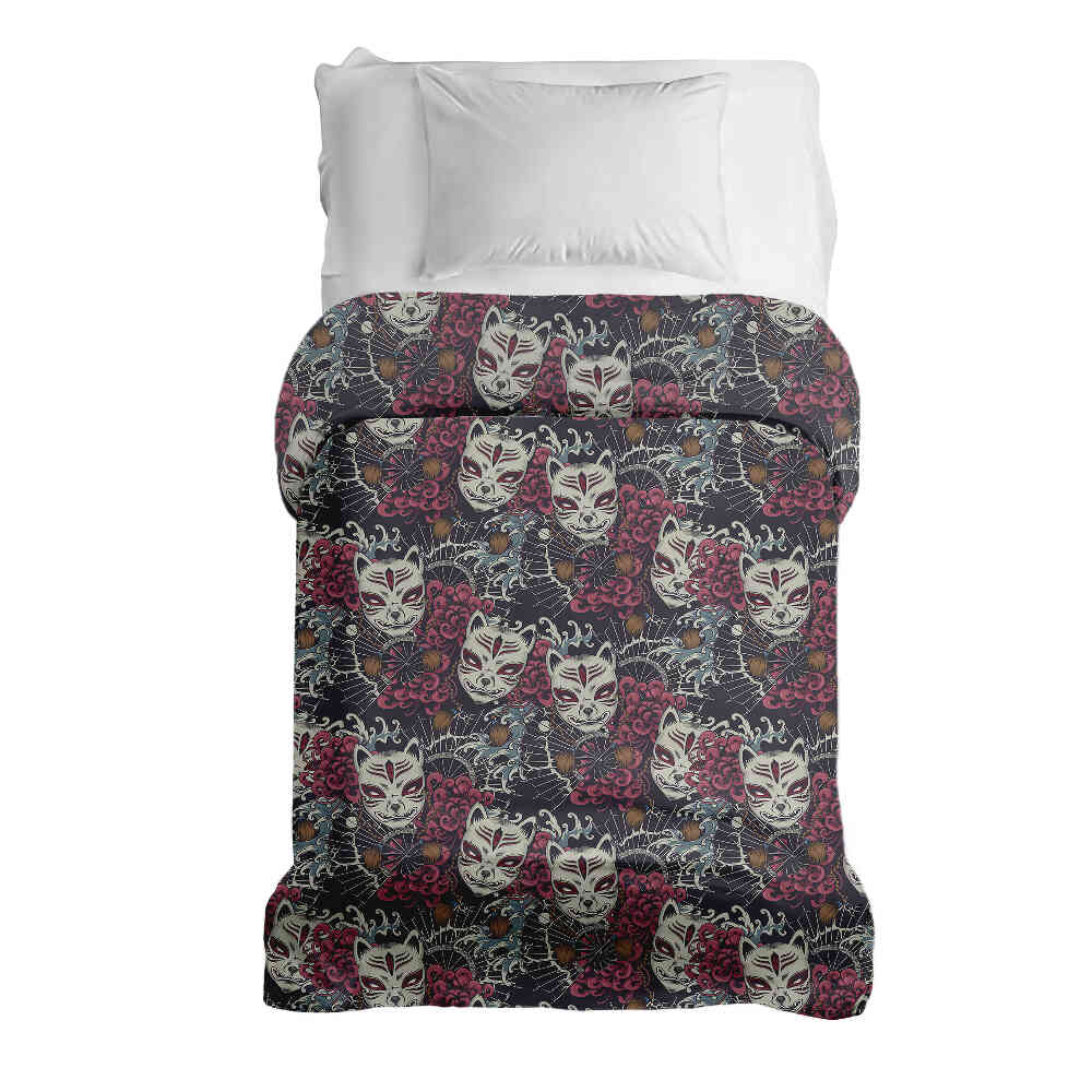 Manta terapéutica original - Funda de algodón Gato espeluznante