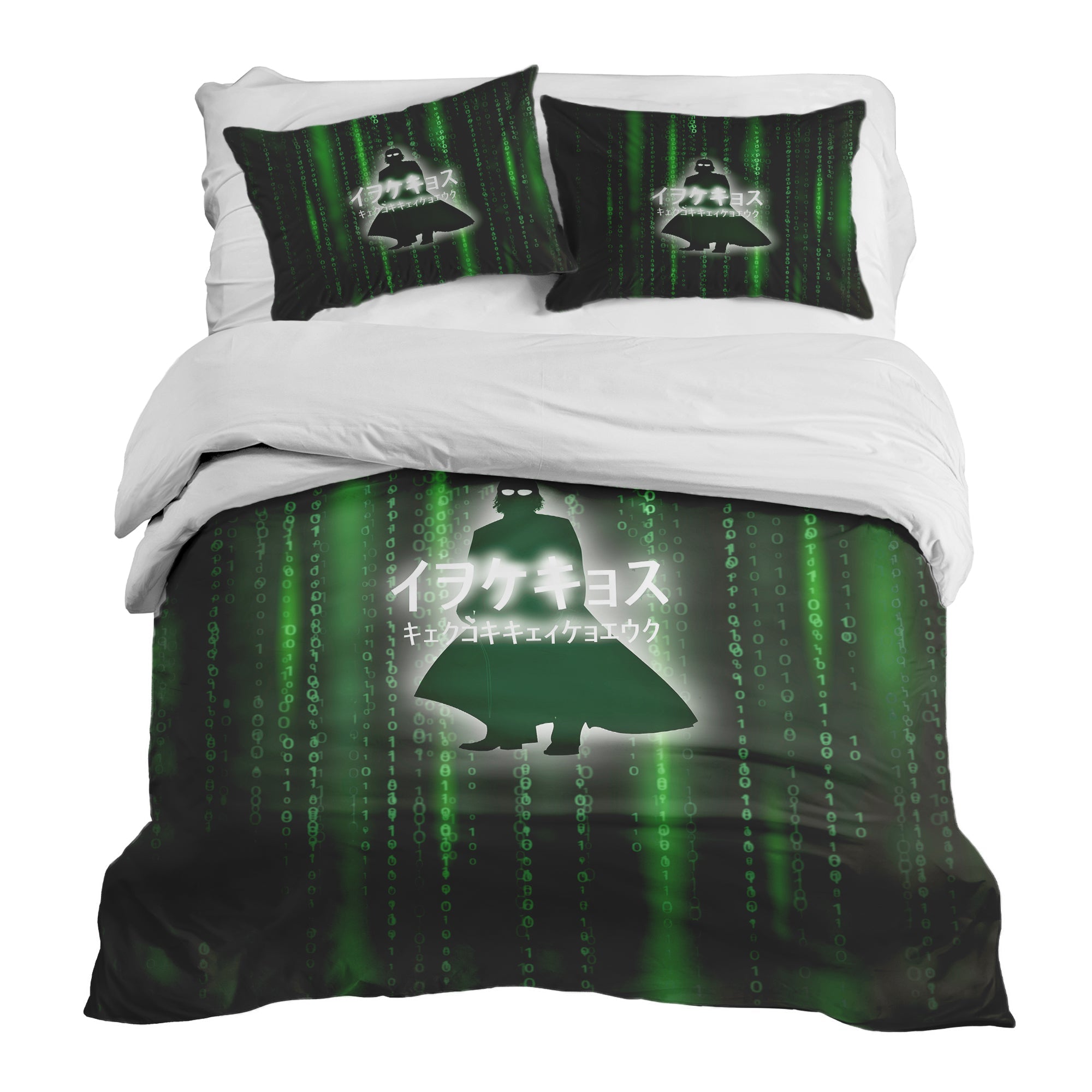 Set de ropa de cama con manta terapéutica verde Matrix II