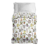 Manta terapéutica original - Funda de algodón blanca para jardinería