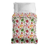 Manta terapéutica original - Funda de algodón con verduras