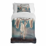 Set de ropa de cama con manta terapéutica y atrapasueños