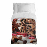 Manta terapéutica original - Funda de algodón con ramas de canela