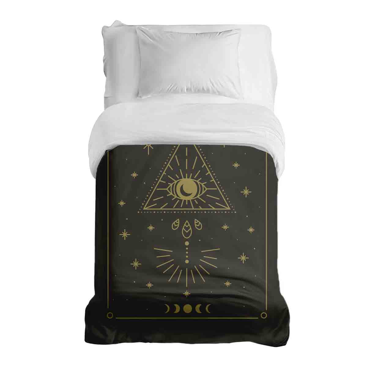 Manta terapéutica original - Funda de algodón negra Sol y Cosmos