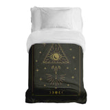Manta terapéutica original - Funda de algodón negra Sol y Cosmos