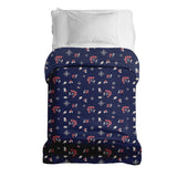Manta terapéutica original - Funda de algodón azul grosella negra