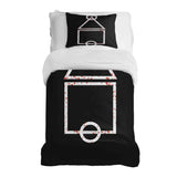 Set de ropa de cama con mantas terapéuticas formas sangrientas