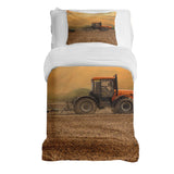Set de ropa de cama con manta terapéutica Tractor con remolque
