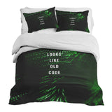 Set de ropa de cama con manta terapéutica verde Looks Like