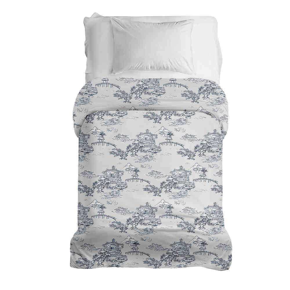 Manta terapéutica original - Funda de algodón gris muralla china