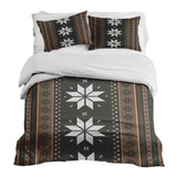 Set de ropa de cama con manta terapéutica a rayas con estrellas