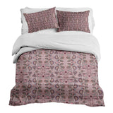 Set de ropa de cama con manta terapéutica Mandala rosa