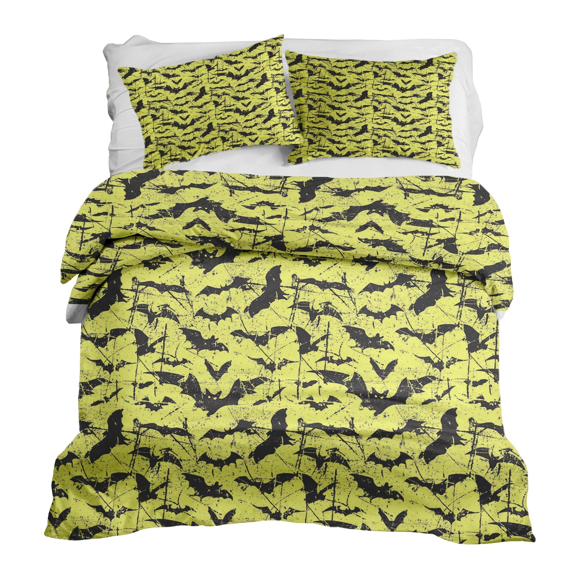 Set de ropa de cama para terapia manta amarillo murciélago