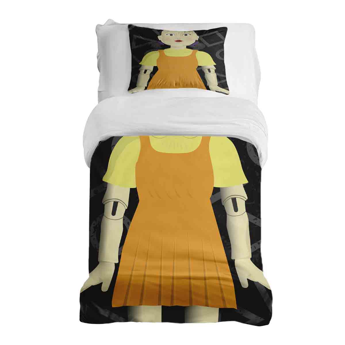 Juego de ropa de cama con mantas terapéuticas Luz roja, luz verde