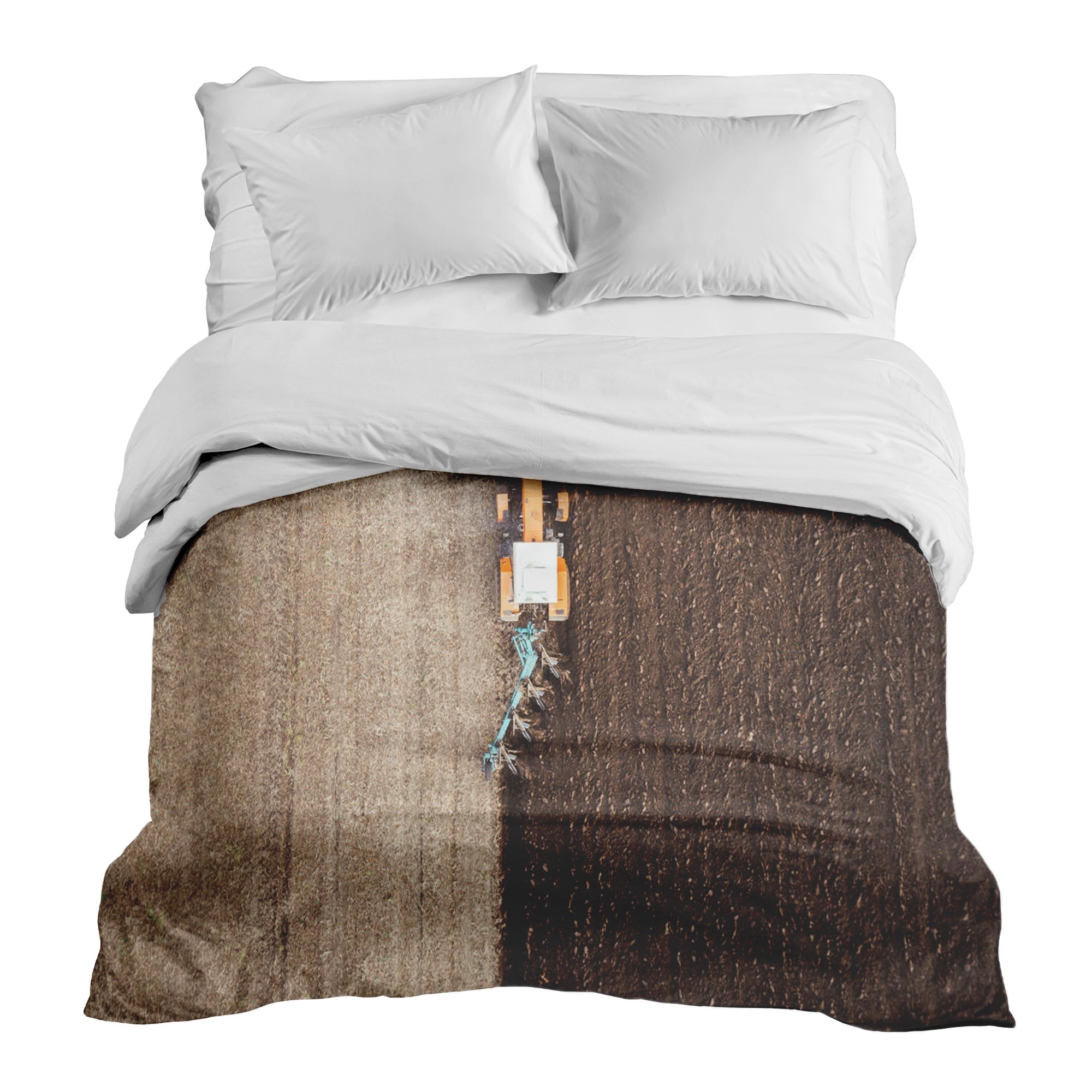 Manta terapéutica original - Funda de algodón marrón Ackerland