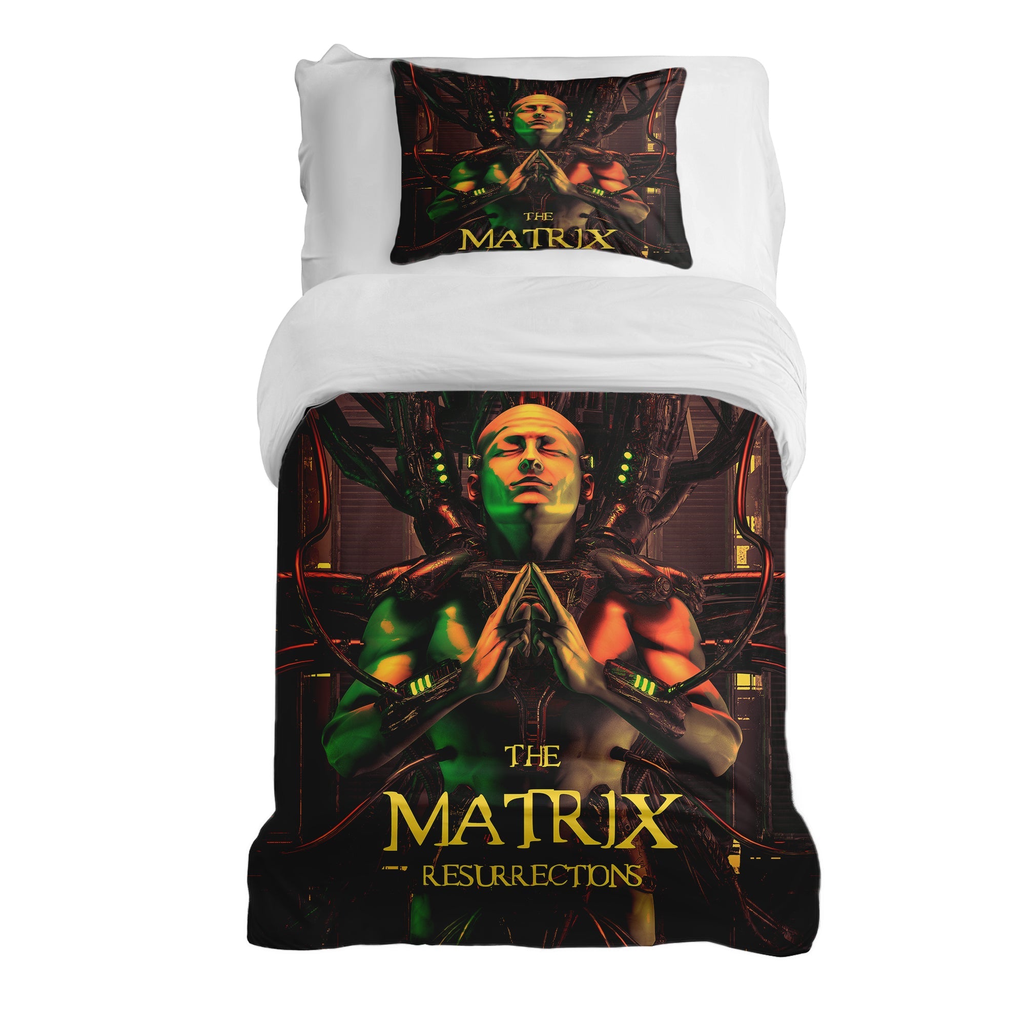 Juego de ropa de cama con manta terapéutica marrón Matrix