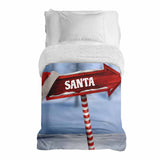 Manta terapéutica original - Funda de algodón con Santa
