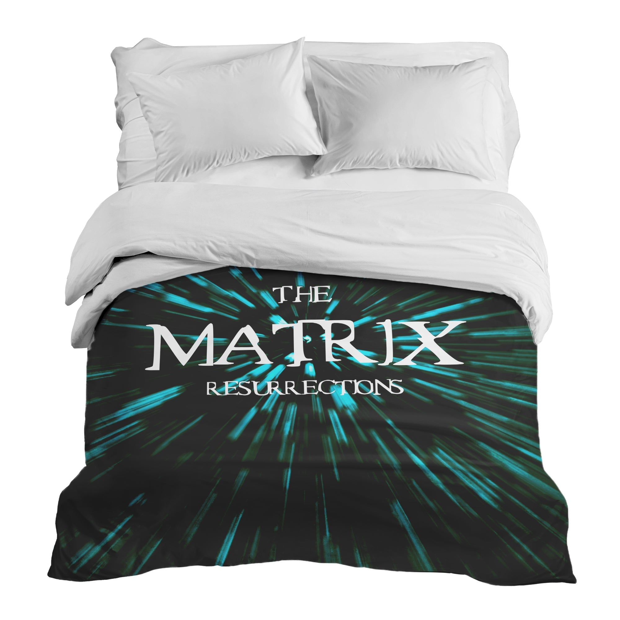 Manta terapéutica original - Funda de algodón con inscripción The Matrix