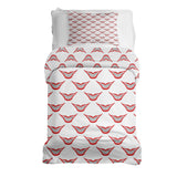 Juego de ropa de cama con manta terapéutica blanco Joker