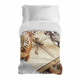 Manta terapéutica original - Funda de algodón con regalo dorado