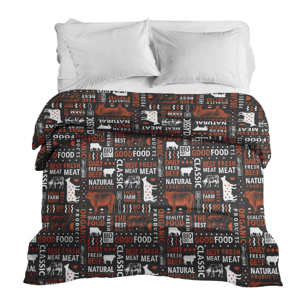 Manta terapéutica original - Funda de algodón Meat Lover