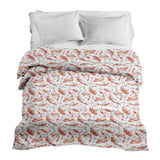 Manta terapéutica original - Funda de algodón carpa naranja