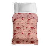 Manta terapéutica original - Funda de algodón rosa Te amo