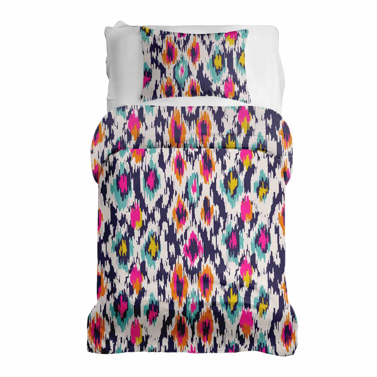 Set de ropa de cama para terapia colorido con estampado de leopardo