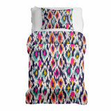 Set de ropa de cama para terapia con estampado de leopardo colorido