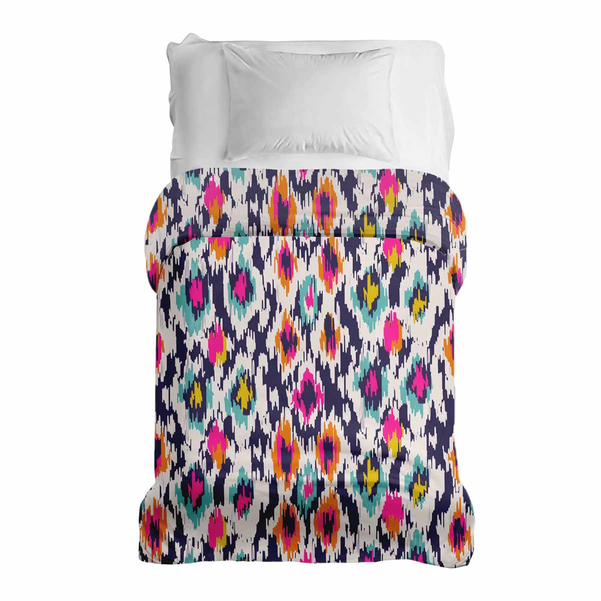 Manta terapéutica original - Funda de algodón colorida con estampado de leopardo