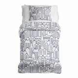 Set de ropa de cama y mantas terapéuticas blanco New York