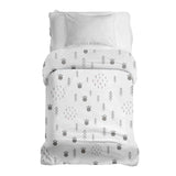 Manta terapéutica original - Funda de algodón con huellas de patas en el bosque