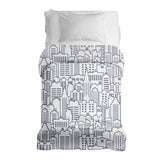 Manta terapéutica original - Funda de algodón blanca New York