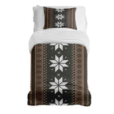 Set de ropa de cama con manta terapéutica a rayas con estrellas