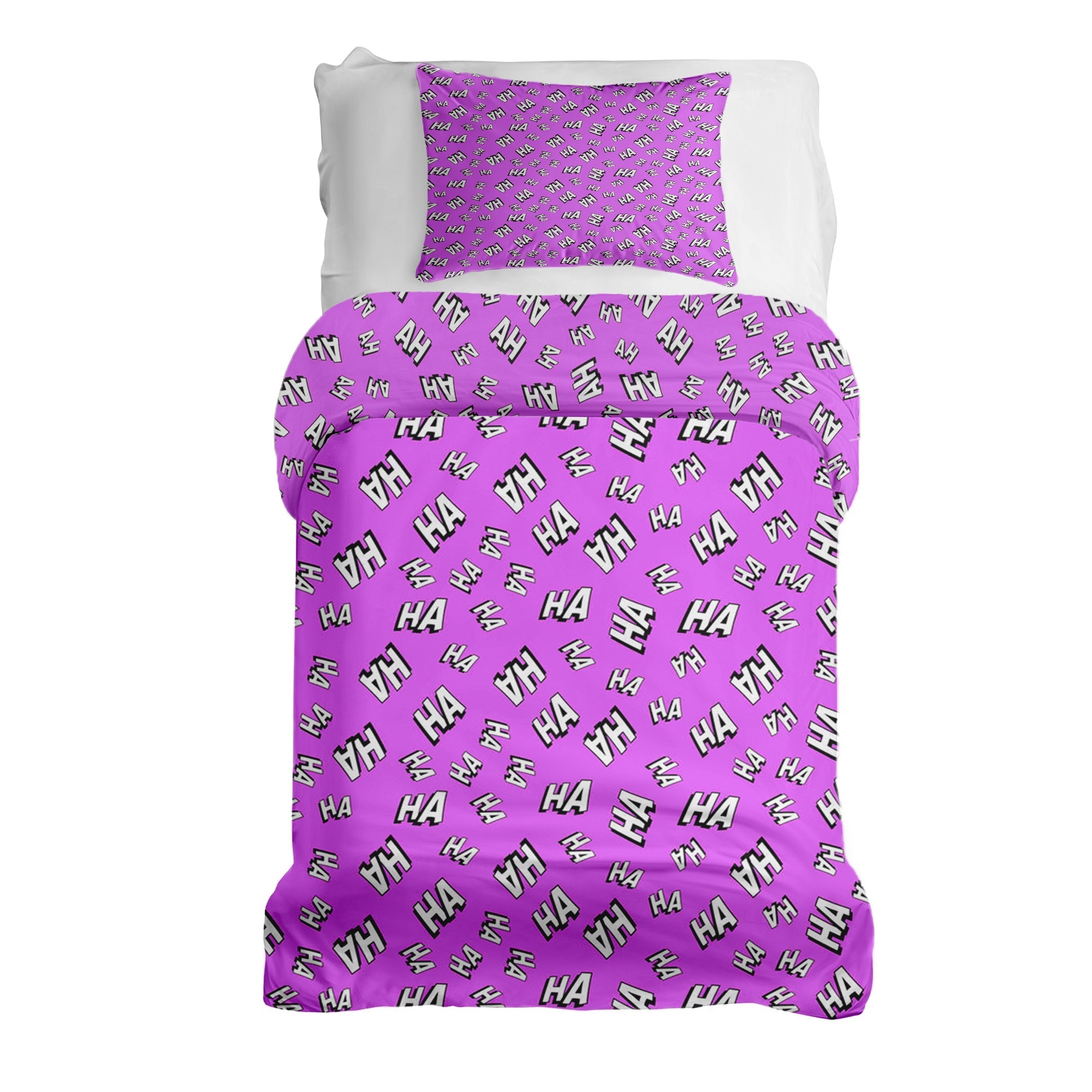 Set de ropa de cama con manta terapéutica Ha Ha Ha