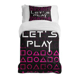 Set de ropa de cama con manta terapéutica Let's Play