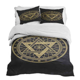 Set de ropa de cama con manta terapéutica Estrella Brújula