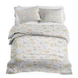 Juego de ropa de cama Therapeidecken con copos de nieve claros